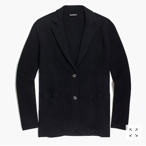 J.Crew Factory Black Sweater Blazer size XS